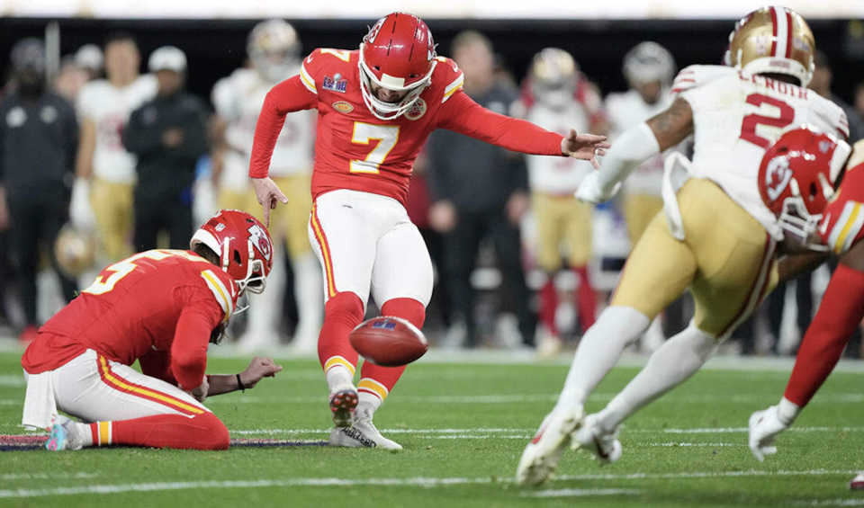 Harrison Butker Field Goal Super Bowl 