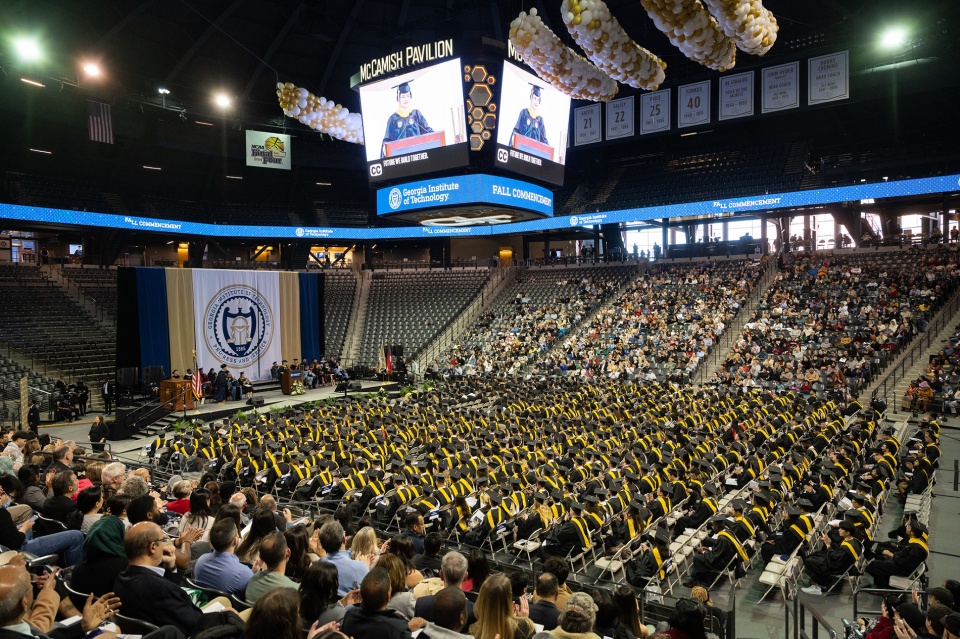 Commencement at McCamish Pavilion