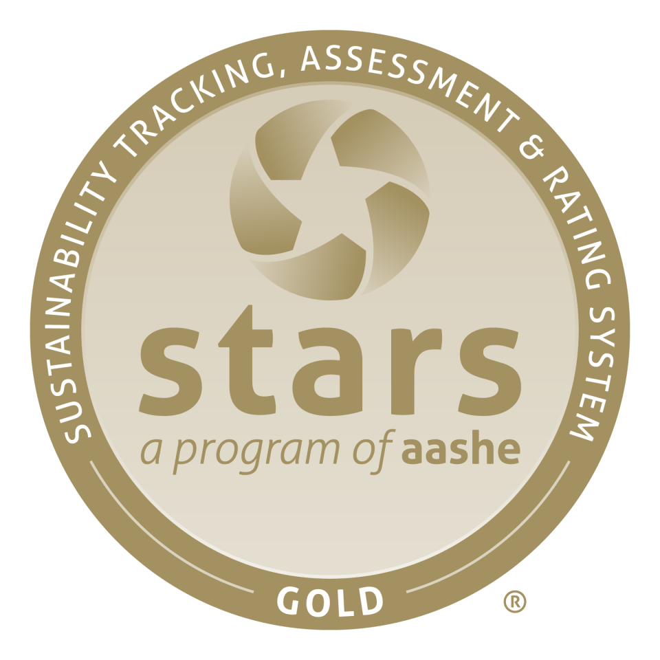 STARS Gold Rating for Sustainability 