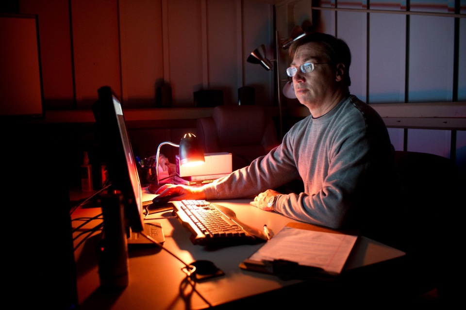 James Sowell, director of the Georgia Tech Observatory. Photo: Rob Felt