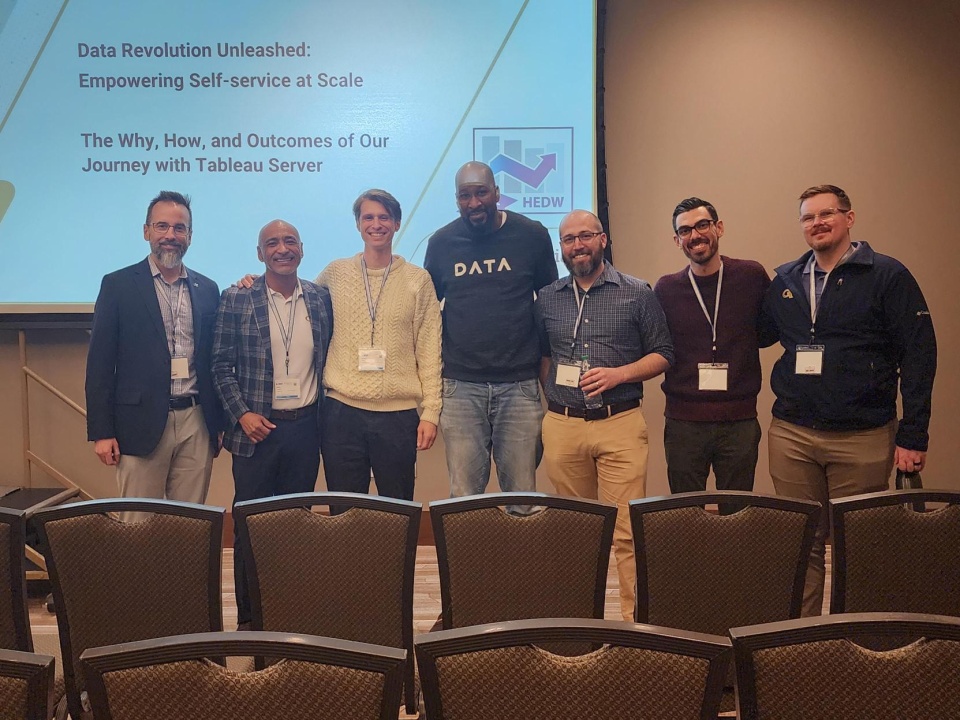 Enterprise Application and Data Integration team members delivered presentations at the 2024 HEDW Conference.