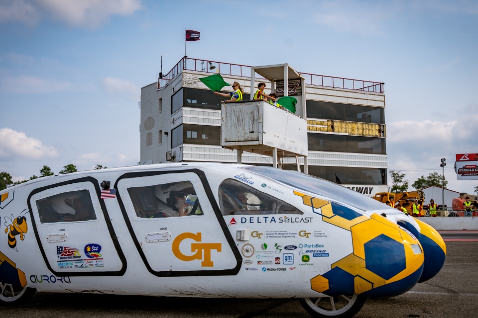 Georgia Tech Solar Racing vehicle