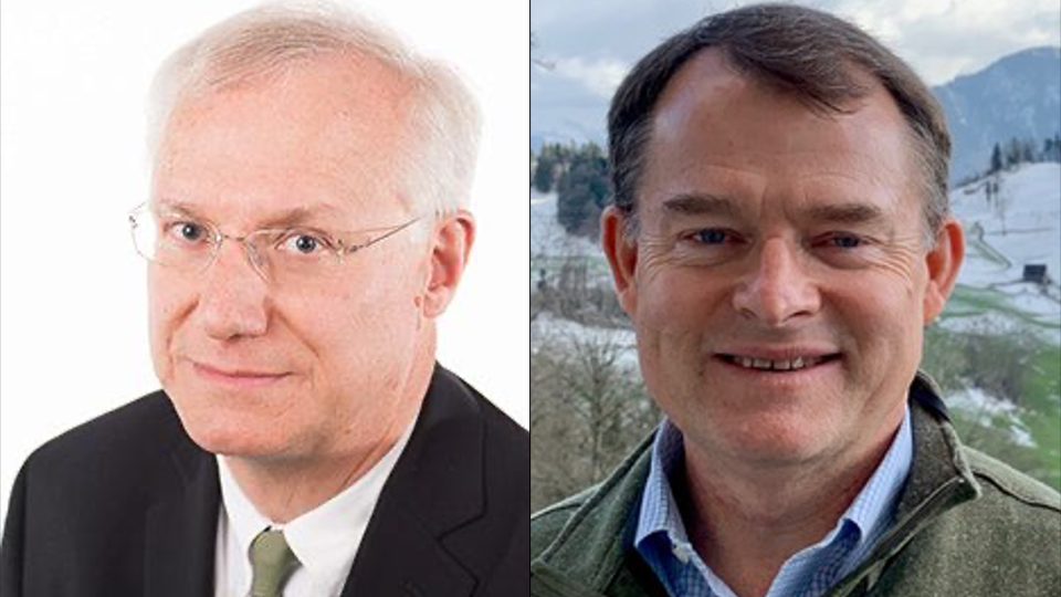 Headshots of Andreas Bommarius and Chris Gaffney