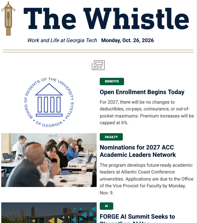 The Whistle - Oct. 26, 2026